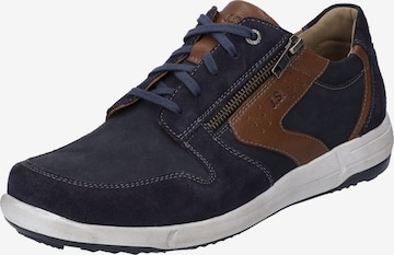 JOSEF SEIBEL Athletic Lace-Up Shoes 'Enrico' in Blue: front