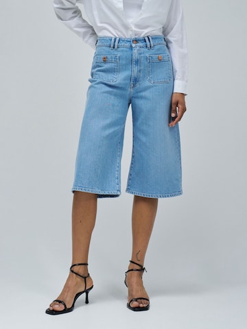 Salsa Jeans Shorts in Blau: Vorderseite