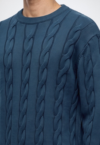 Pull-over BALMOHK en bleu : devant
