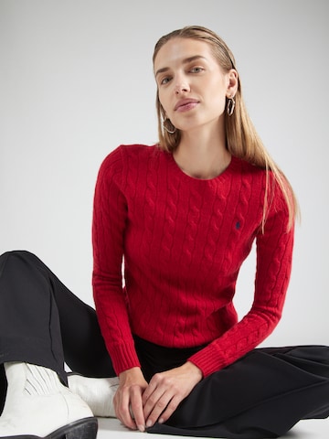 Pull-over 'JULIANNA' Polo Ralph Lauren en rouge : devant