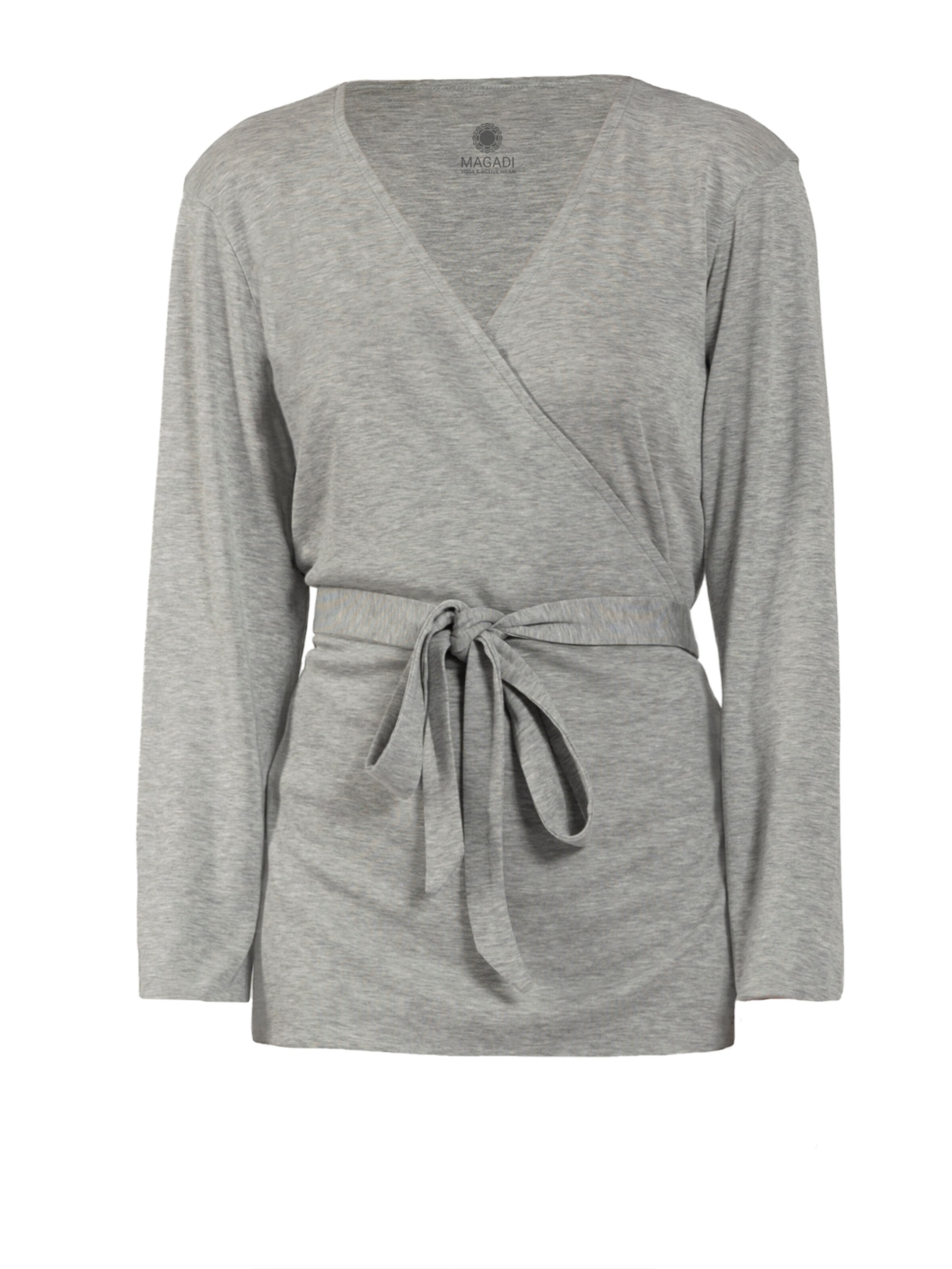Magadi Sweatjacke 'Zoe'‌‌‌‌‌‌‌‌ in Grau: Vorderseite