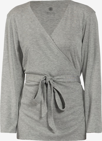 Magadi Sweatjacke 'Zoe' in Grau: Vorderseite