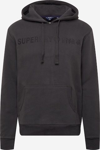 Superdry Sweatshirt in Schwarz: predná strana