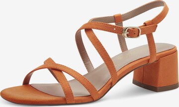 TAMARIS Strap sandal in Orange: front