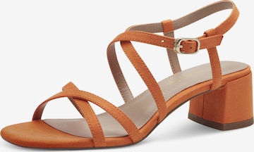 TAMARIS Sandalen met riem in Oranje: voorkant