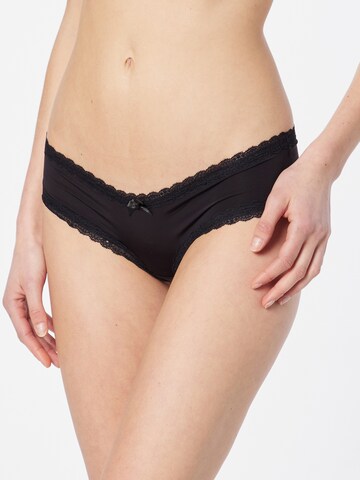 Hunkemöller - Tanga 'London' em preto: frente