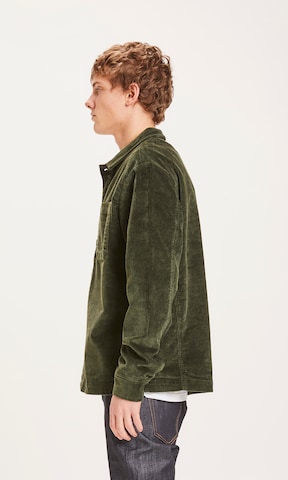 KnowledgeCotton Apparel Jacke 'Pine' in Grün