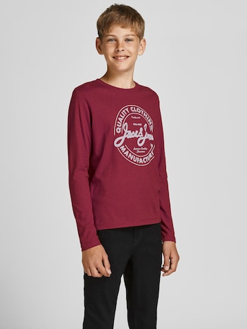 Jack & Jones Junior Majica | rdeča barva: sprednja stran