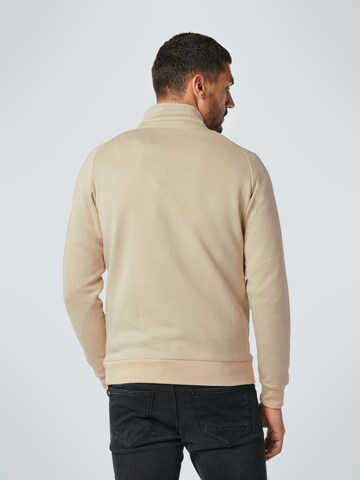 No Excess Zip-Up Hoodie in Beige