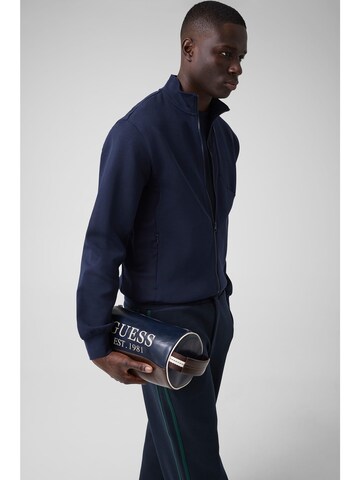 GUESS Sweatjacke in Blau