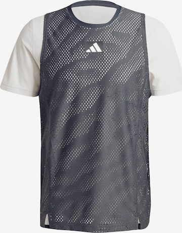 T-Shirt fonctionnel 'Pro' ADIDAS PERFORMANCE en gris : devant