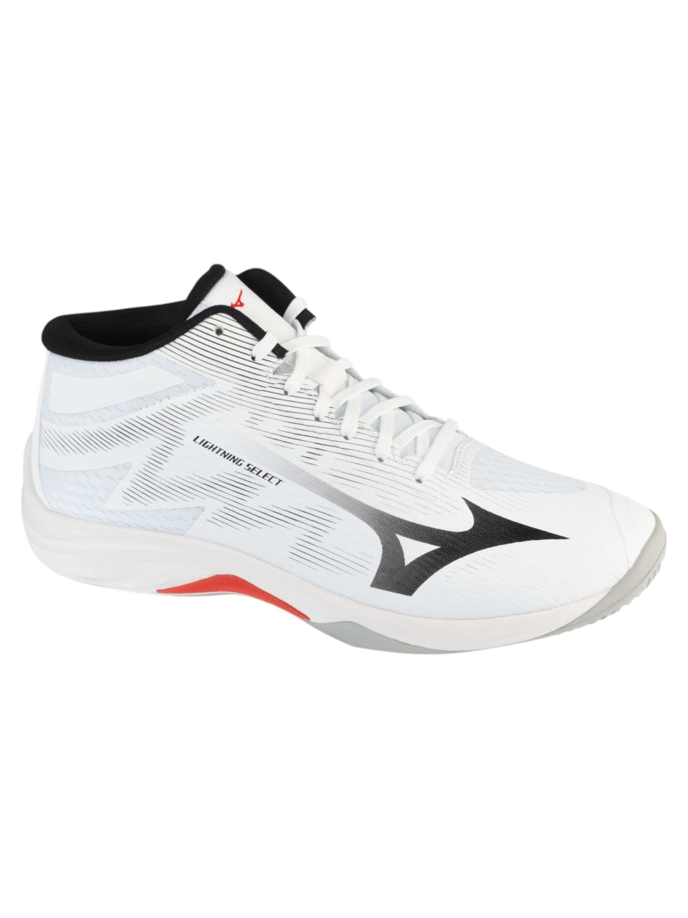 MIZUNO Sportschoen 'Mizuno Lightning Select Mid' in Wit: voorkant