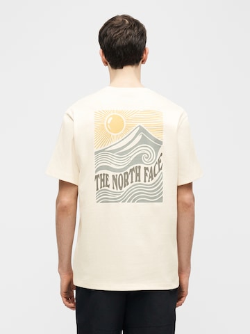 THE NORTH FACE Футболка 'MOUNTAIN ESCAPE' в Белый: спереди