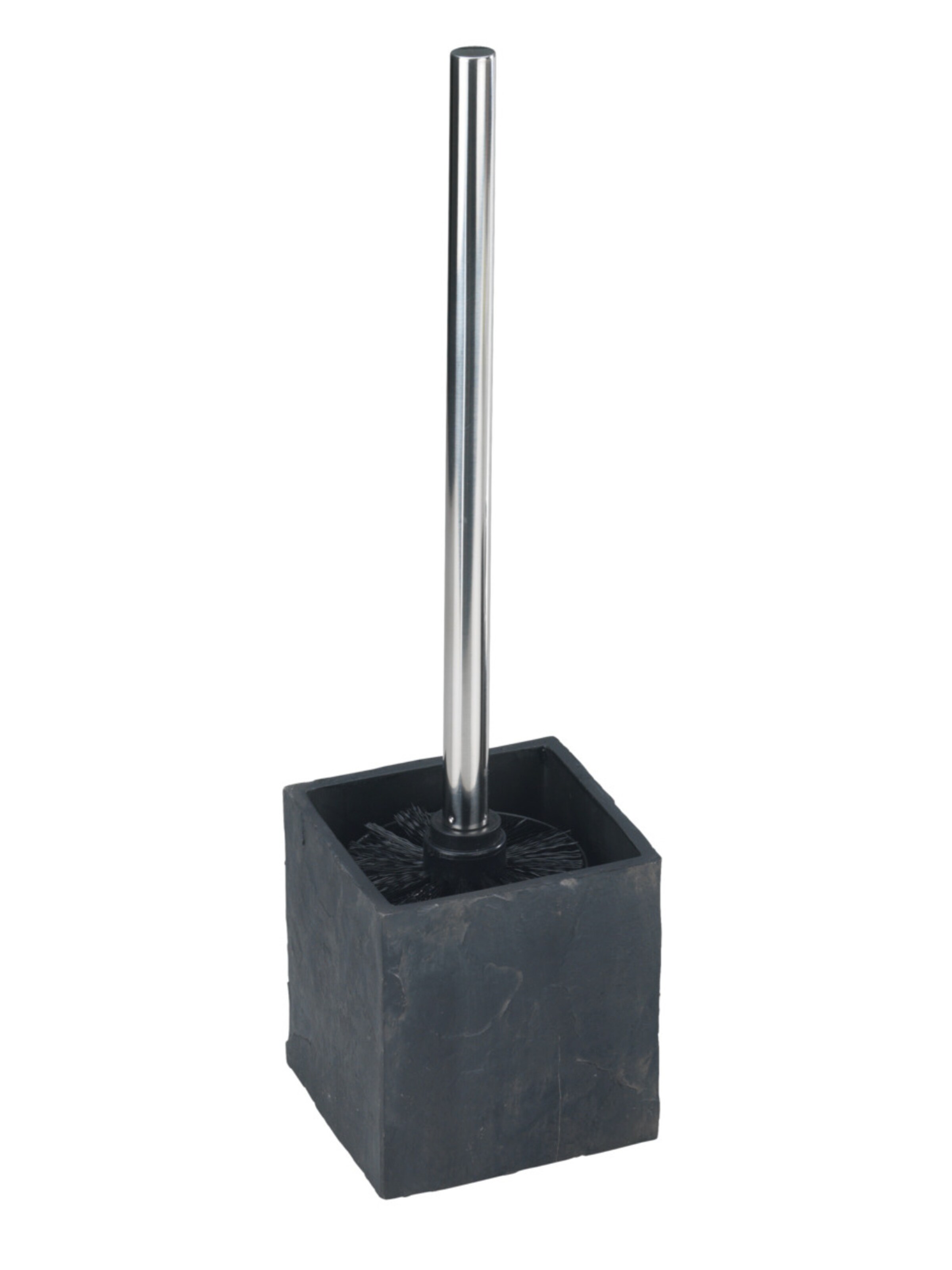 Wenko WC-Zubehör 'Slate-Rock' in Grau: Vorderseite