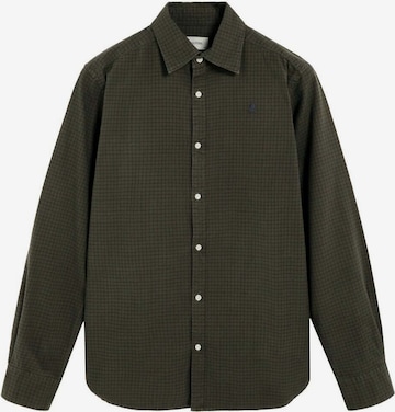 Scalpers Regular Fit Paita 'Country K' värissä vihreä: etupuoli