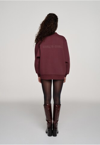 OH APRIL - Sudadera con cremallera 'Niva' en rojo