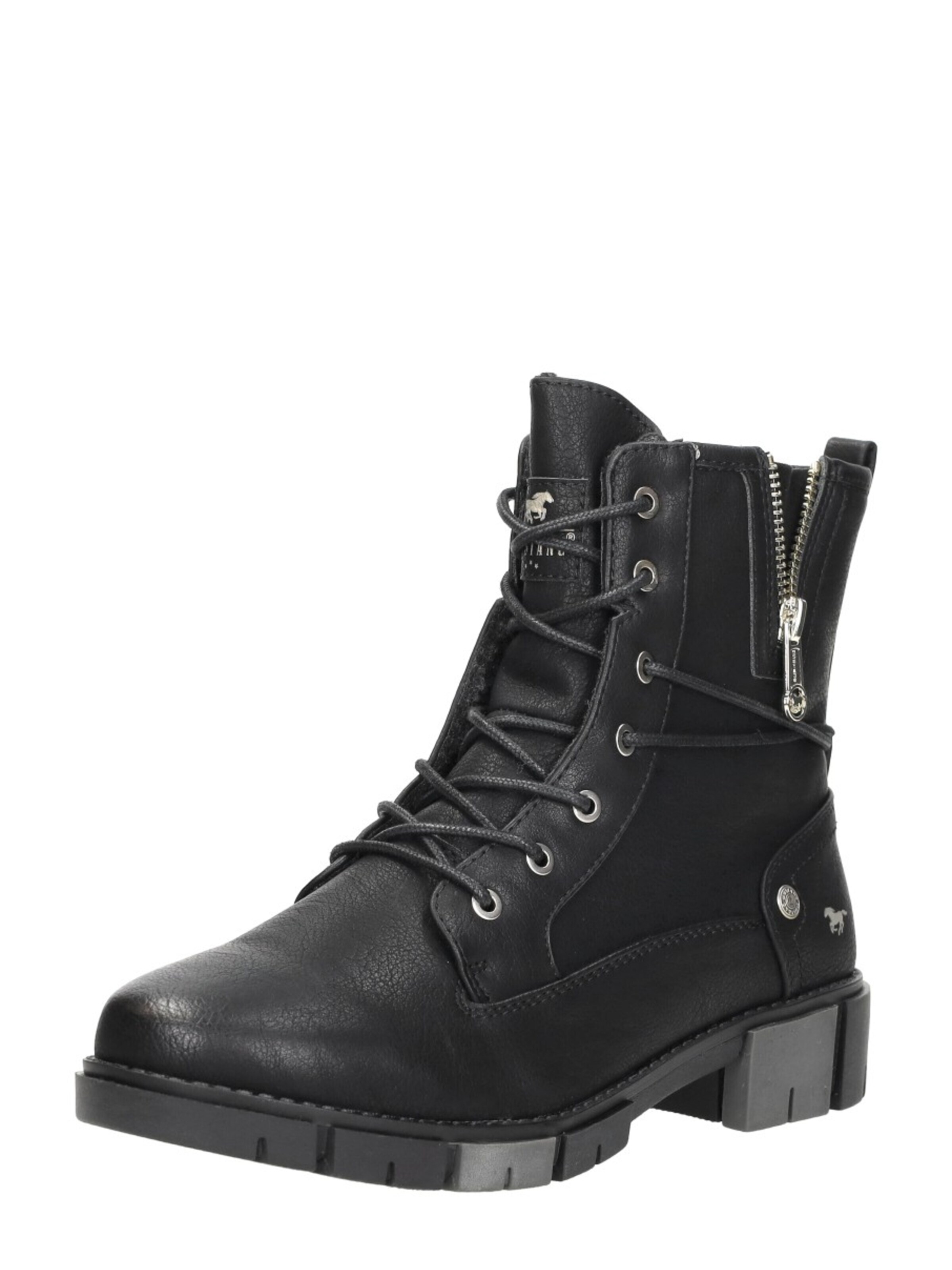 Chaussure à lacets 'Veterschoenen Hoog' MUSTANG en noir