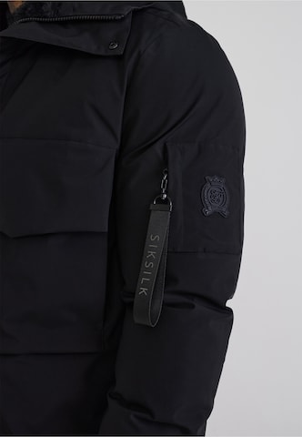 SikSilk - Parka de inverno 'Artic' em preto