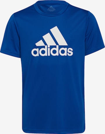 ADIDAS SPORTSWEAR Functioneel shirt 'Aeroready Designed To Move Big Logo' in Blauw: voorkant