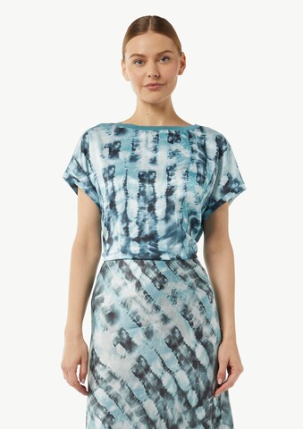 T-shirt comma casual identity en bleu : devant