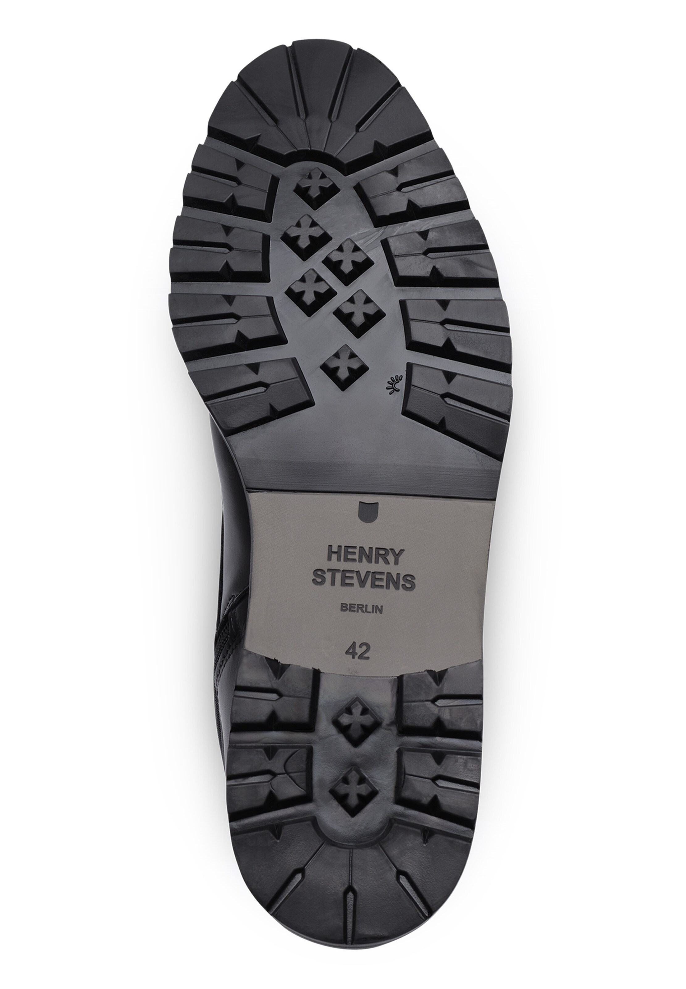 Henry Stevens Schnürboots 'Wallace' in Schwarz