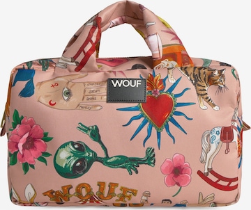 Trousses de toilette 'Daily' Wouf en rose : devant