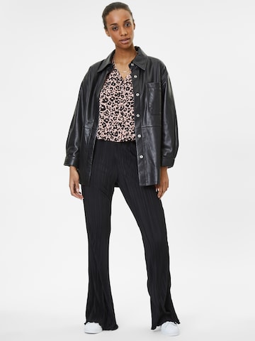 Monki Flared Pants in Black