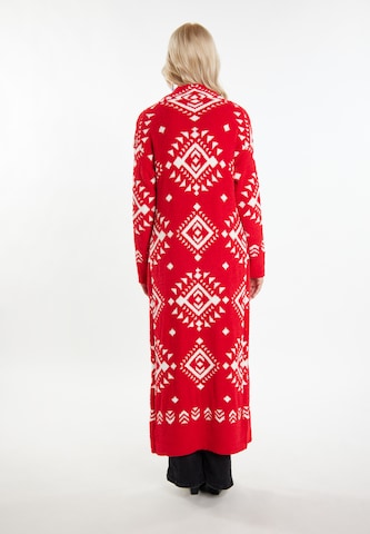 IZIA Knit cardigan 'Lomasi' in Red