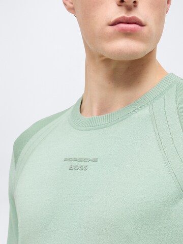 BOSS Pulover 'Spirit70' | zelena barva