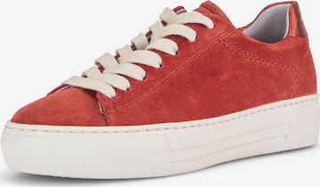 Sneaker bassa di GABOR in rosso: frontale