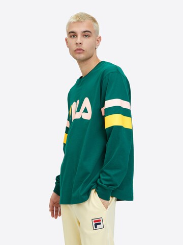 FILA Sweatshirt 'LUOHE' in Green: front