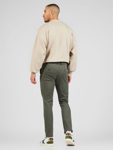Coupe slim Pantalon chino Lindbergh en vert