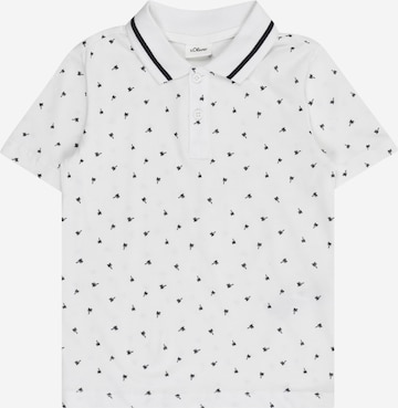 s.Oliver Poloshirt in Weiß: Vorderseite