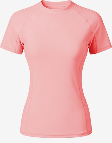 MEETWEE Functioneel shirt 'UV Shirt Slim Fit & Quick-Drying UPF50+' in Roze: voorkant