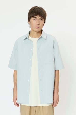 Matinique Regular fit Button Up Shirt 'MAFranjo 73' in Blue: front