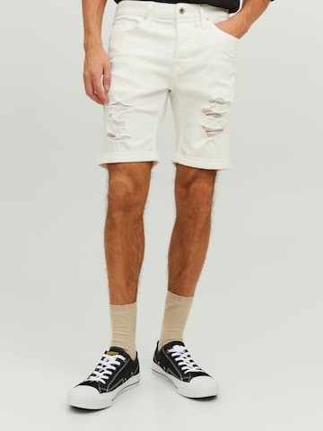 Regular Jean 'Rick Seal' JACK & JONES en blanc : devant