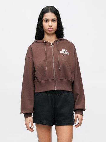 Veste de survêtement 'PHNX FLC' Nike Sportswear en marron