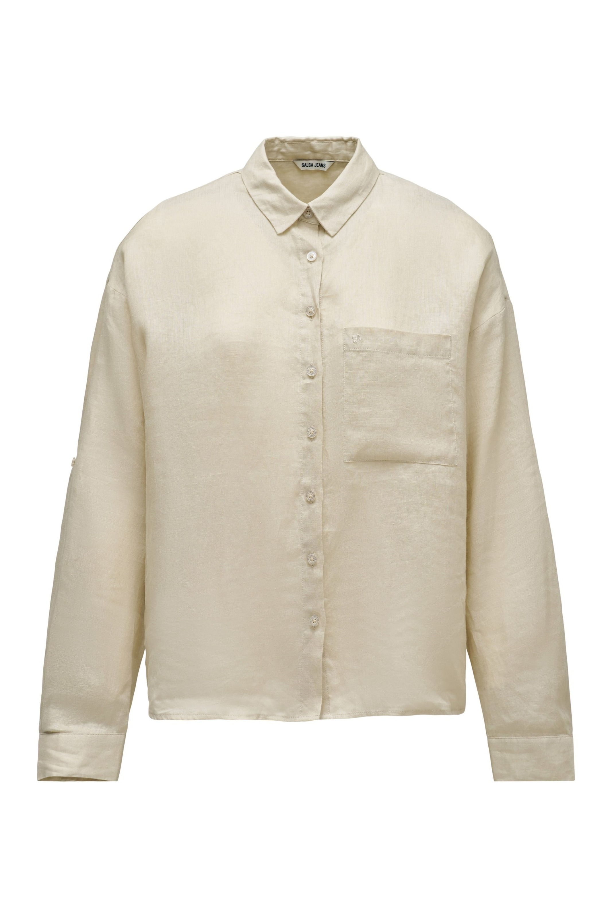 Salsa Jeans Blouse in Beige: voorkant