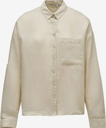 Chemisier Salsa Jeans en beige : devant