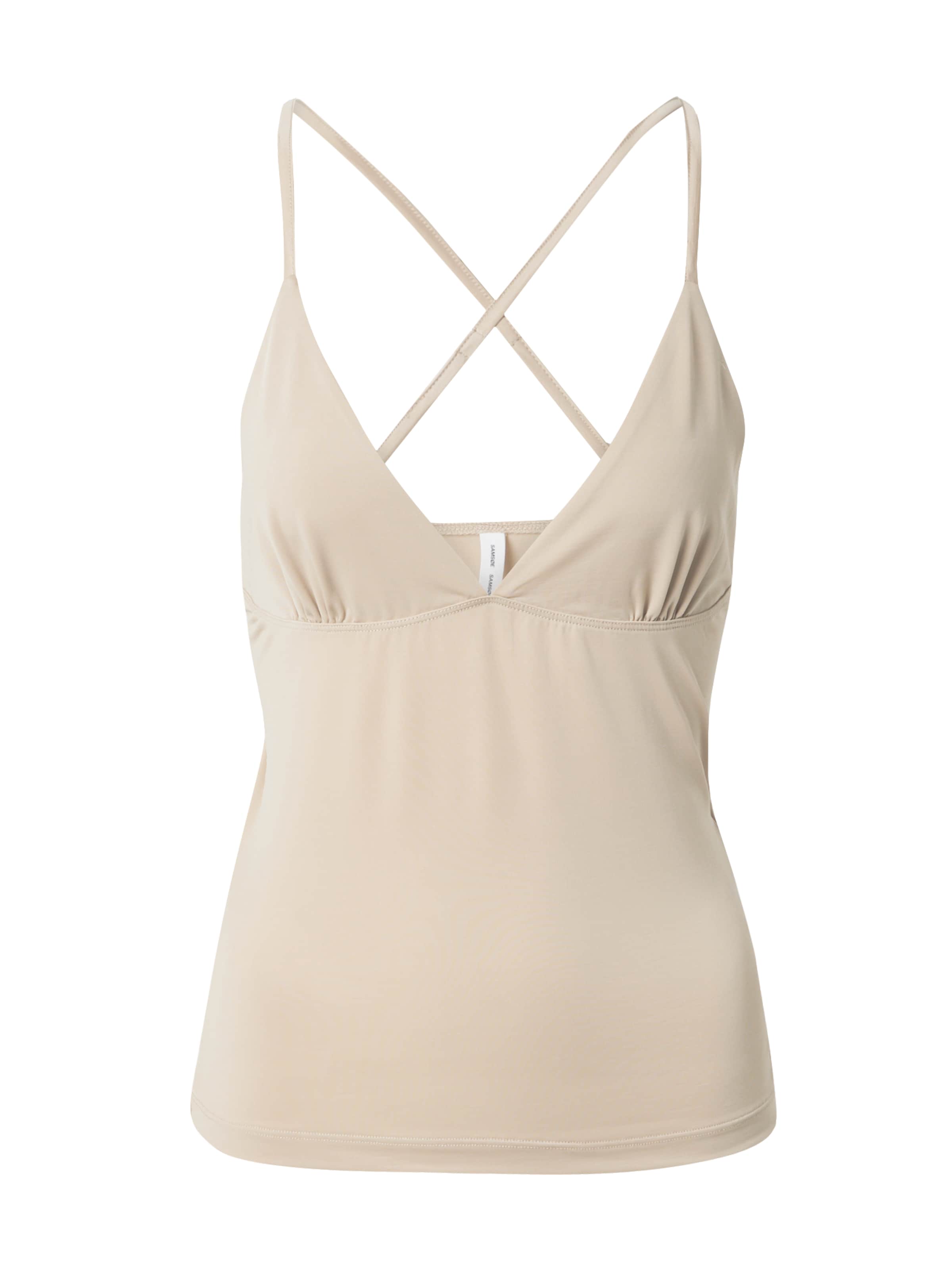 Haut 'Safaye' Samsøe Samsøe en beige : devant