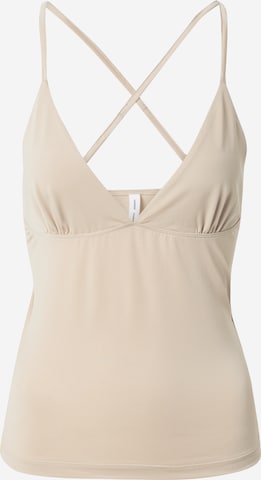 Samsøe Samsøe Top 'Safaye' in Beige: front