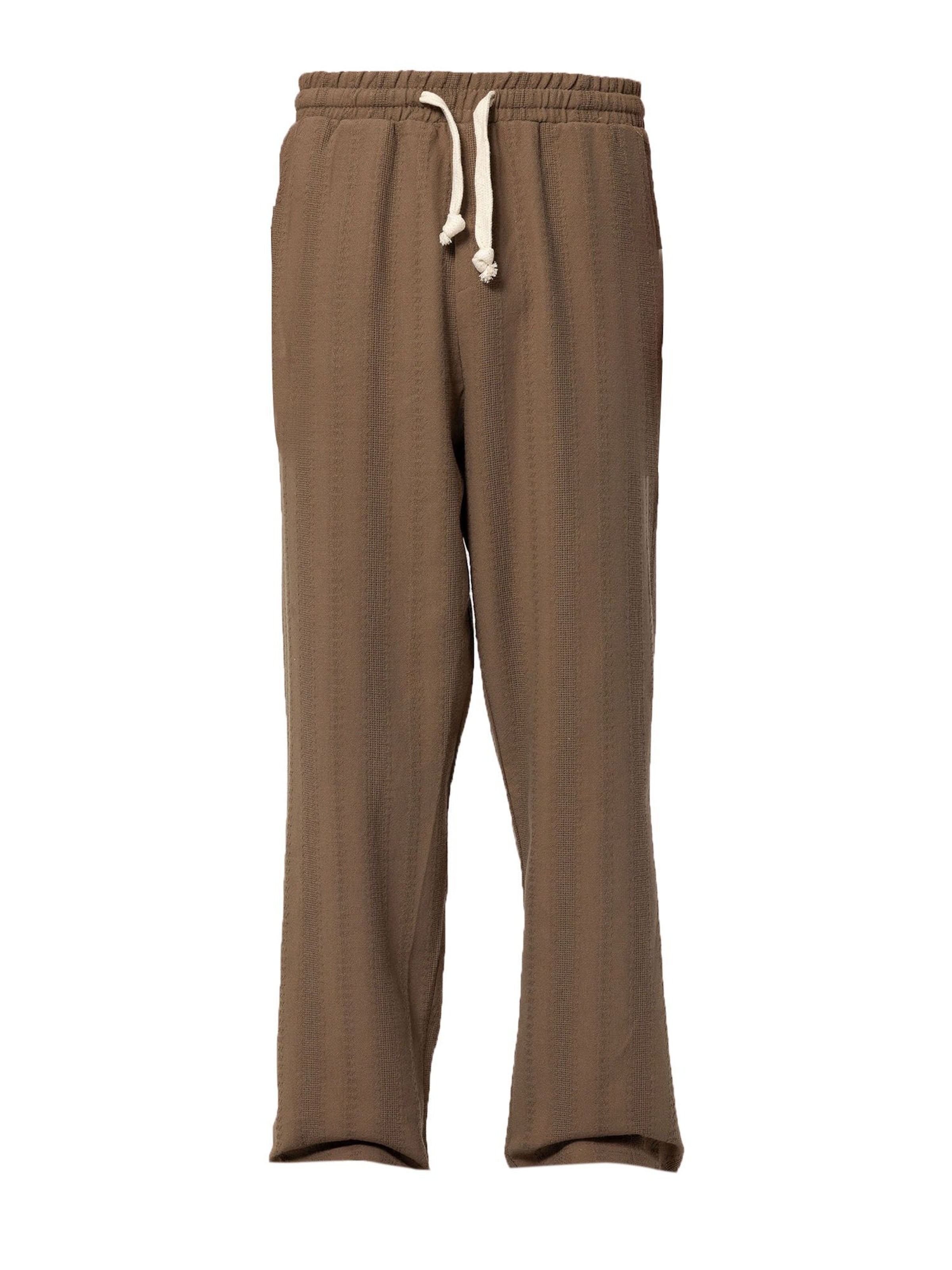 brūns VAMOS CLO Platas staras Bikses 'Coreopsis': no priekšpuses