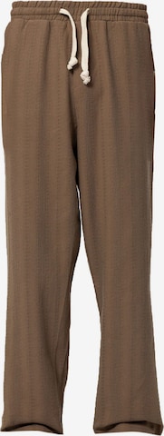 brūns VAMOS CLO Platas staras Bikses 'Coreopsis': no priekšpuses