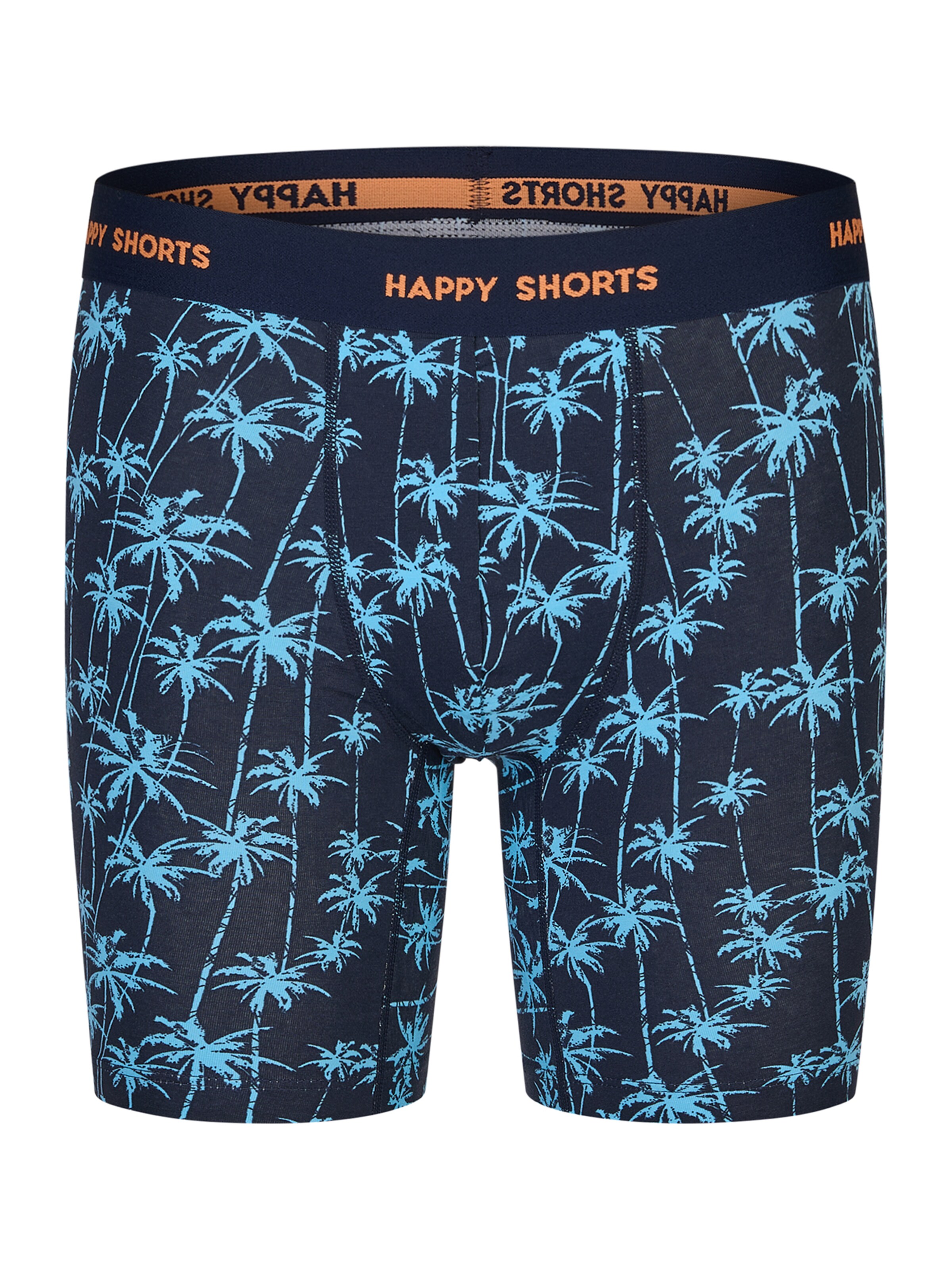 Boxers ' Jersey Boxer Briefs ' Happy Shorts en bleu