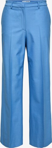 Wide Leg Pantalon à plis 'ELIANA' SELECTED FEMME en bleu : devant