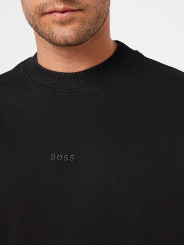 BOSS Orange Sweatshirt 'WEFADE' in Zwart