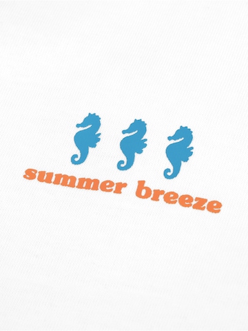 SPITZBUB Shirt 'Making dreams on summer breeze' in White