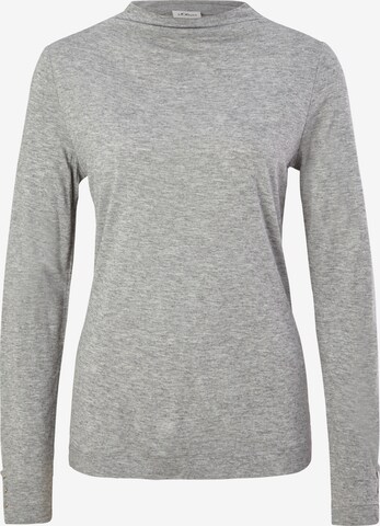s.Oliver BLACK LABEL Shirt in Grau: front