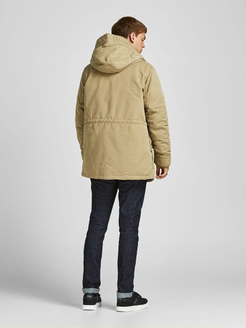 JACK & JONES Zimná parka 'Clifford' - Béžová