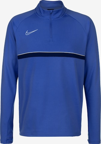 NIKE Sportsweatshirt 'Academy' in Blauw: voorkant